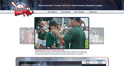 Desktop Screenshot of baystatebaseball.com